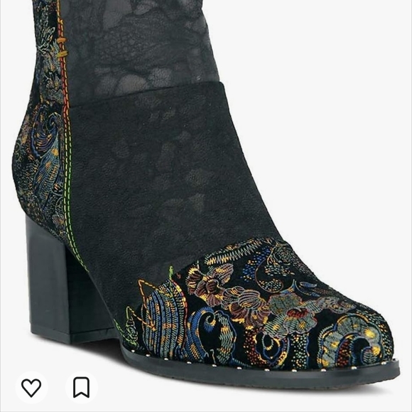 Spring Step L'Artiste' womens Jewells Leather Bootie - Picture 4 of 5